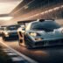 a race cars on a track